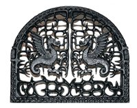 Решетка каминная (дракон)